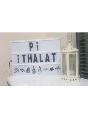 MCM Group Harflerle Işıklı Mesaj Veren Light Box LED Pano