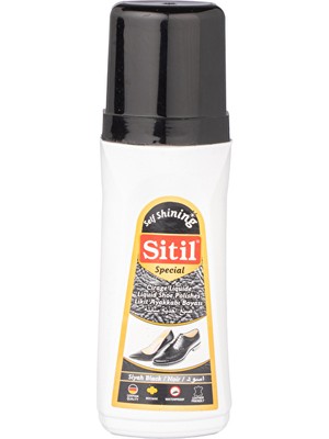 4 Adet   Sitil Ayakkabı Boyası Likit 80 ml Siyah