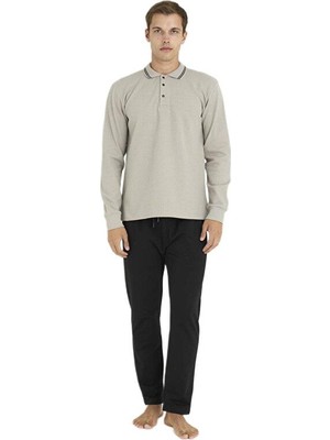 Kly Erkek Gri Pijama Takımı 6014