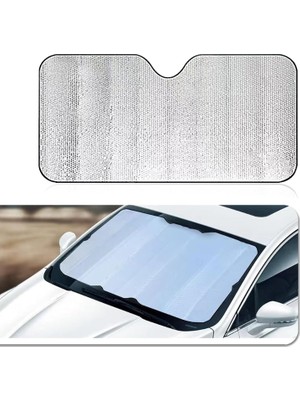 Kont Katlanabilir Araç Ön Cam Güneşlik Isı ve Işık Önleyici Honda Civic Peugeot 3008 Volkswagen Passat Nissan Qashqai