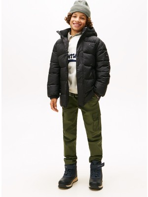 Tommy Hilfiger Siyah Erkek Çocuk Şişme Mont KB0KB10002BDS