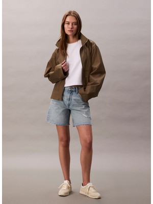 Calvin Klein Yuvarlak Yaka Baskılı Beyaz Kadın T-Shirt LV044C208GYAA