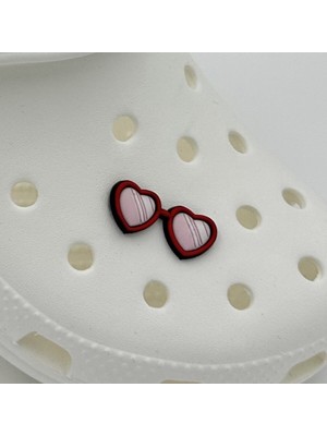 Balp Charm Terlik Süsü ve Aksesuarı , Çanta Süsü – Renkli Jibbitz Güneş Gözlüğü Görselli Figür Aksesuarı