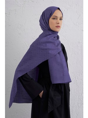 Armine Pamuk  Floş Monogram Zincir Şal 1 45