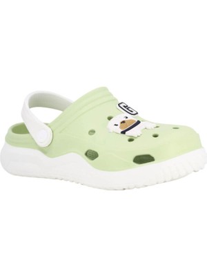 Monapicco Zenne Stella Cross Terlik Beyaz - Çağla Yeşili No 37