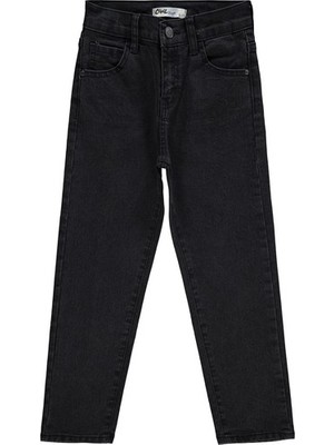 Civil Boys Erkek Çocuk Kot Pantolon 10-13 Yaş Füme