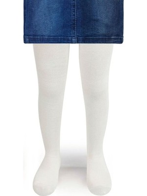 Civil Girls Kız Çocuk Külotlu Çorap 3-11 Yaş Ekru