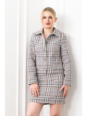 MissVina Buklet Twinset – Ceket & Etek Takım 1286