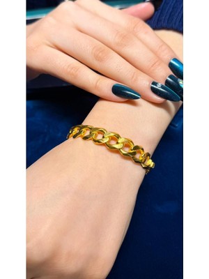 Kuyumcu Nurettin 14.50 gr (Gram) Gurmet Kelepcee 22(916) Ayar Altın