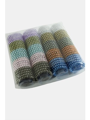 Fantastik Store 100 Adet Renkli Makarna Lastik Toka