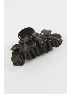 Fantastik Store Çiçek Siyah Renkli Mandal Toka 10 cm