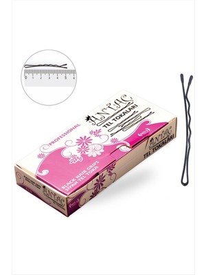 Fantastik Store Siyah Topuzlu Tel Toka 125 Adet