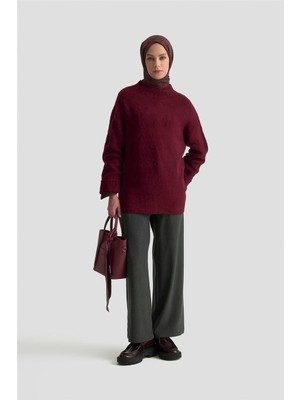 Armine Düz Triko 25KD6001 Bordo