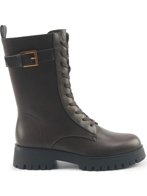 Nine West GREG 5PR Kahverengi Kadın Düz Bot