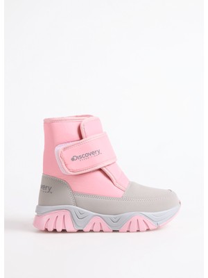 Discovery Expedition Gri - Pembe Kız Çocuk Kar Botu Frıbord-G