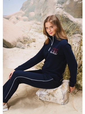 Seaes Poleren Kışlık Kadın Kışlık Ev Giyim