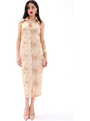 Nnstartshopping  7428 Elbise-Bej