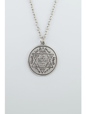 IDR Hz. Süleyman Mühür  Gümüş Kaplama Düz Zincir Kolye