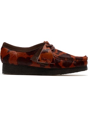 Clarks Deri Çok Renkli Kadın Loafer Wallabee.