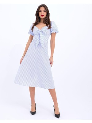 Nnstartshopping  5948 Elbise-Washington Çizgili