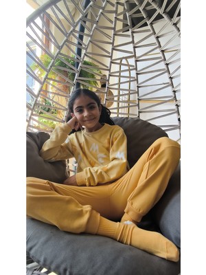 Şimo Butik Erkek Kız Çocuk Alt Üst Takım Unisex Uzun Kollu Eşofman Rahat Spor Şık Modern Tasarım Ribanalı