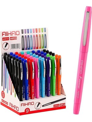 Şahin Kırtasiye Aihao Fineliner St. AH2013-48 48'li Kavanozlu