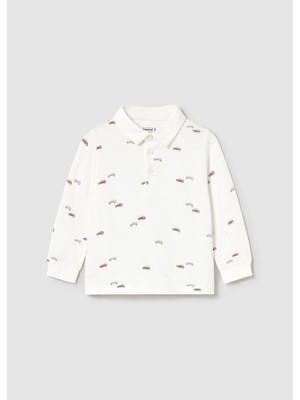 Mayoral Erkek Çocuk Polo Yaka Sweatshirt 1/4 Yaş 2102