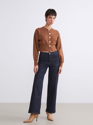 LC Waikiki Yeni Sezon Wideleg Kadın Jean PANTOLON_8684689423651