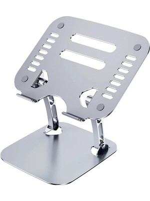 Ally  T602 Ayarlanabilir Katlanır Isı Havalandırmalı Alüminyum Laptop STANDI-(5775)