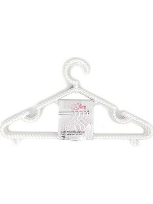 Esda Store Inci Desen 5'li Elbise Askısı