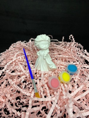 Craftboxtr Elsa Eğlenceli Taş Boyama Seti/kendin Yap, Doğum Günü, Karne,etkinlik,tatil Hediyesi