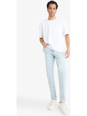 DeFacto Slim Tapered Fit Dar Paça Jean Pantolon F2324AX25AU