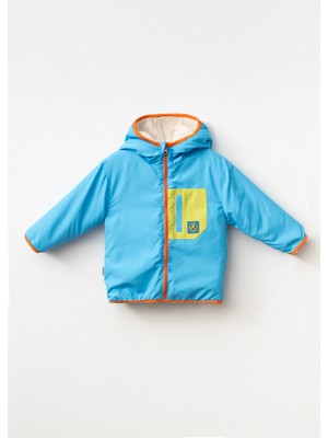 Haribo Çocuk Polar Çift Taraflı - Mavi/yeşil