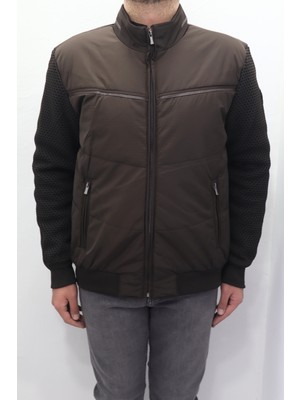 Marco Muratti Fistan Store Erkek Hakim Yaka Spor Kesim Normal Kalıp Kolları Çelik Örgü Kışlık Mont