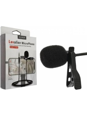 Nil Avm Lavalıer JH-043 3,5mm Yaka Mıkrofonu 1,5mt