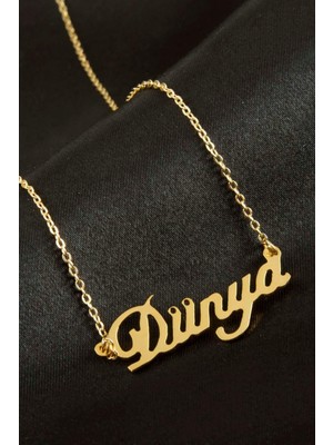 Fantastik Store Dünya Isimli Kolye (Kişiye Özel)