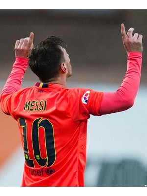 Fc. B.a.r.c.e.l.o.n.a 2015/16 Sezonu Lionel Messi Nostalji Forması (Turuncu)