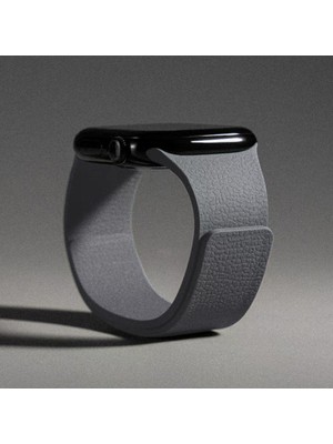 bbtech Apple Watch Series 11/10/9/8/7/se/se2/se3/ultra/ultra2/ultra3 Uyumlu 42/44/45/46/49MM Deri Görünümlü Yumuşak Dokulu Manyetik Mıknatıslı Kordon