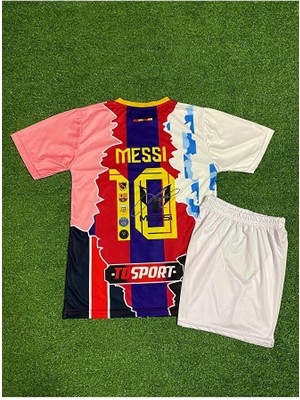 Lionel Messi Tüm Kulüpler Özel Konsept Çocuk Forması