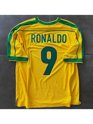 Brezilya Milli Takımı 98 Dünya Kupası Ronaldo Nazaro Nostalji Forması