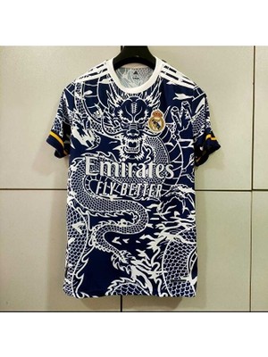 Real Madrid 2023-24 Özel Çin Yılı Ejderha Desenli Konsept Forması