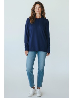 Anne Kışlık Rahat Kesim Triko Kazak