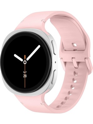 MobaxAksesuar Samsung Galaxy Watch 8 40MM 44MM Classic 46MM Lansman 1-1 Kordon Spor Silikon Band