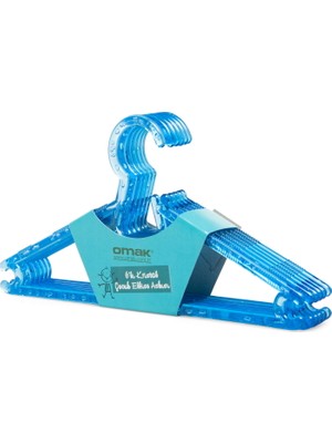 Matmel 6'lı Kristal Çocuk Elbise Askısı - Asorti