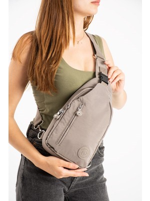 Rky Serenity Sanmorris Kadın Krinkıl Kumaş Suya Dayanıklı Çapraz Askılı Çanta