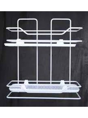 Marsilyan Zambak 2li Raf Siyah Beyaz (K95)