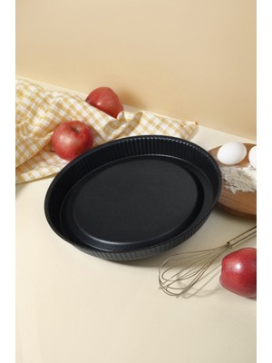 Gigilli Titanyum Tart Kalıbı 30 cm Siyah