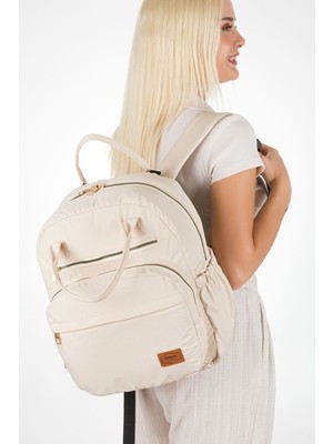 Disanuva Anne Bebek Bakım Çantası Arya Modeli Bondit Hafif Kumaş Termoslu Biberon Cepli Puset Askı Aparatlı Su Geçirmez Fonksiyonel Omuz ve El Çantası