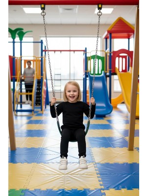 FRM Kız Çocuk Pamuklu Fitilli Üst ve Geniş Paça Tayt Takımı Kaliteli Şık Rahat  Günlük