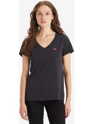 Levi's Lse Perfect V Yaka Kadın Siyah T-Shırt A3170-0009
